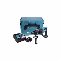 Perforateur burineur SDS-Plus 2J 18V LXT (1x5,0 Ah) en coffret MAKPAC - MAKITA DHR202RT1J Perforateur professionnel, idéal po ...