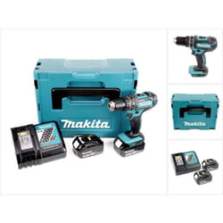 Makita - dhp 482 rmj Perceuse-visseuse à percussion sans fil 18V 62Nm en Makpac + 2x 4,0 Ah batterie + chargeur