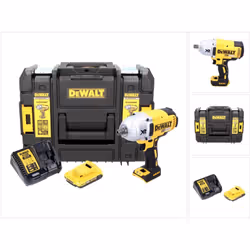 Contenu du paquet: - 1x DeWalt DCF 899 Boulonneuse à chocs sans fil - 1x Boîtier de transport TSTAK II - 1x Batterie DeWalt D ...
