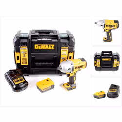 Contenu du paquet: - 1x DeWalt DCF 899 Boulonneuse à chocs sans fil - 1x Boîtier de transport TSTAK II - 1x Batterie DeWalt D ...