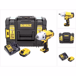 Contenu du paquet: - 1x DeWalt DCF 899 Boulonneuse à chocs sans fil - 1x Boîtier de transport TSTAK II - 1x Batterie DeWalt D ...