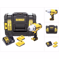 Contenu du paquet: - 1x DeWalt DCF 899 Boulonneuse à chocs sans fil - 1x Boîtier de transport T-STAK II - 2x Batteries DeWalt ...