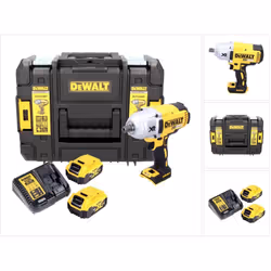 Contenu du paquet: - 1x DeWalt DCF 899 Boulonneuse à chocs - 1x Boîtier de transport DeWalt T-STAK Box II - 2x Batteries DeWa ...
