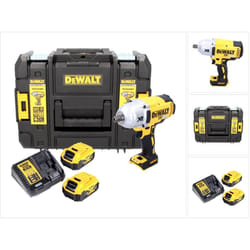 Dcf 899 P2 18 v Boulonneuse à chocs sans fil Brushless avec boîtier tstak + 2 x dcb 184 5,0 Ah Batteries + Chargeur - Dewalt