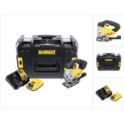 Dcs 331 D1 18V xr Li-Ion Scie sauteuse sans fil + Coffret tstak DWST1-70703 avec Insert + 1 x Batterie dcb 183 18V 2,0 Ah + Chargeur dcb 105 - Dewalt