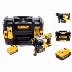 Contenu du paquet: - DeWalt DCH 273 18 V Perforateur sans fil - 1x Batterie DeWalt DCB 182 18V/ 4,0 Ah Li-Ion - Boîtier de tr ...