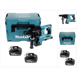 Dhr 264 2 x 18 v / 36 v Li-Ion sds Plus Perforateur burineur sans fil avec boîtier Makpac 4 inclus 2 x bl 1850 18 v 5,0 Ah Li-Ion Batteries - Makita