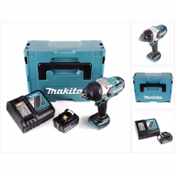 Contenu de la livraison: - 1x Makita DTW 1001 Z Visseuse à choc sans fil - 1x batterie Makita BL1830B 3,0 Ah - 1x Makita DC18 ...