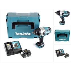 Makita - dtw 1002 RT1J Clé à choc 1/2' 18V 1000Nm Brushless + 1x batterie 5,0Ah + chargeur + Makpac
