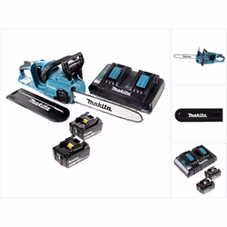 Description générale La tronçonneuse sans fil Makita DUC 353 combine une puissance de 36 volts avec un design compact et ergo ...