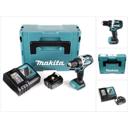 Makita - ddf 484 RF1J Perceuse-visseuse sans fil 18V 54Nm + 1x batterie 3,0Ah + chargeur dans Makpac