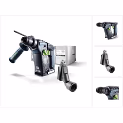 Contenu du paquet: - 1x Festool BHC 18 Li Perforateur sans fil - 1x Poignée supplémentaire - 1x Boîtier de transport Systaine ...