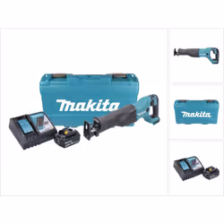 Contenu: - 1x Makita DJR 186 Li-Ion Scie récipro sans fil 18 V - 1x Batterie Makita BL 1850 18 V Li-Ion 5,0 Ah - 5000mAh - 1x ...