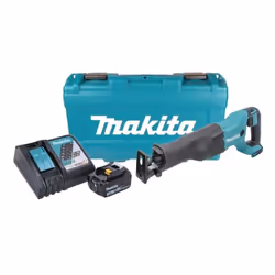 Scie récipro sans fil - Makita - DJR 186 - 18V Li-Ion - Batterie 3Ah - Chargeur rapide