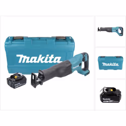 Contenu du paquet: - 1x Makita DJR 186 18V Scie récipro sans fil - 1x Batterie Makita BL 1850 18 V Li-Ion avec 5 Ah - 5000 mA ...