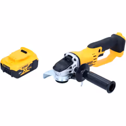 Contenu du paquet: - DeWalt DCG 412 - 18V XR Li-Ion Meuleuse sans fil - (nue) - 1x Batterie Dewalt DCB 184 18 V 5 Ah / 5000 m ...