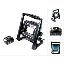 Makita - deadml / dml 805 Lampe de chantier led 14,4 - 18 Volt / 230 Volt + 1x Batterie bl 1840 b 18V - 4Ah Li-Ion avec affichage led