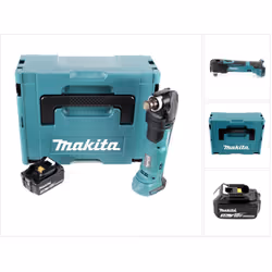 Contenu du paquet: - 1x Makita DTM 51 18V Li-ion Découpeur-ponceur multifonctions sans fil - 1x Batterie BL 1830 18V 3,0 Ah L ...