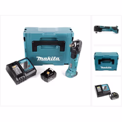 Contenu du paquet: - 1x Makita DTM 51 Découpeur-ponceur multifonctions sans fil 18V Li-ion - 1x Batterie BL 1840 18V - 4,0 Ah ...