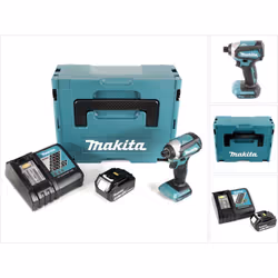 Contenu du paquet: - 1x Makita DTD 153 Akku Brushless Visseuse à choc sans fil - 1x Batterie Makita BL 1830 3,0 Ah Li-Ion - 1 ...
