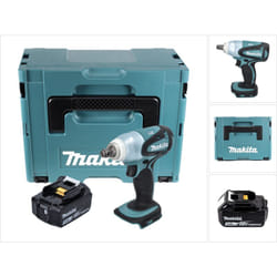 Makita DTW 251 F1J 18 V Boulonneuse à chocs sans fil 230 Nm + Coffret de transport Makpac + 1x Batterie BL 1830 N 3,0 Ah - sans Chargeur