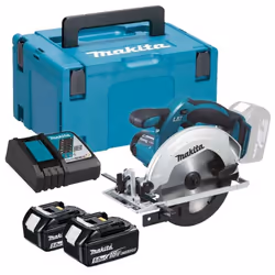 Scie circulaire usage régulier avec batteries de 5,0 Ah - DSS611RTJ La scie circulaire Makita DSS611 est durable avec un mote ...