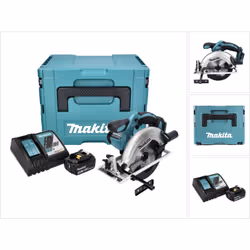 Contenu du paquet: - 1x Makita DSS 611 18V Li-ion Scie Circulaire sans fil - 1x Arrêt parallèle - 1x Clé de montage six pans  ...