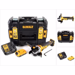 Contenu du paquet: - DeWalt DCG 405 - 18 V 125 mm Meuleuse sans fil Brushless - 1x Batterie DeWalt DCB 183 18V - 2 Ah / 2000  ...