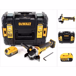 Description générale La meuleuse sans fil DeWalt DCG 405 est un outil compact, léger et puissant. Équipée d'un moteur brushle ...