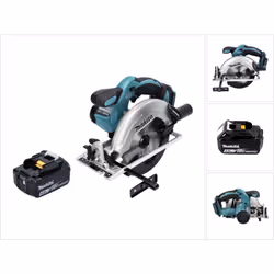 Contenu du paquet: - 1x Makita DSS 611 18V Li-ion Scie Circulaire sans fil - 1x Batterie Makita BL1840 18V Li-Ion 4,0 Ah - 1x ...