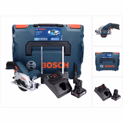 Contenu du paquet: - 1x Bosch GKS 12V-26 Professional 12V Li-Ion Scie circulaire sans fil - 1x Batterie Bosch GBA 12V 6,0 Ah  ...