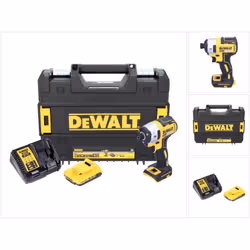 Contenu du paquet: - Dewalt DCF 887 Visseuse à Chocs sans fil avec Mandrin héxagonal de 1/4" - 1x Batterie DeWalt DCB 183 18V ...