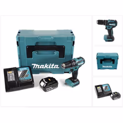 Contenu du paquet: - 1x Makita DHP 483 18 V Li-Ion Perceuse visseuse à percussion sans fil - 1x Batterie Makita BL 1850 18 V  ...