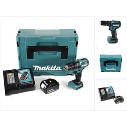 Dhp 483 RM1J 18 v Li-Ion Perceuse visseuse à percussion sans fil 18 v Brushless en Coffret makpac + 1x Batterie bl 1840 4,0 Ah + Chargeur DC18RC