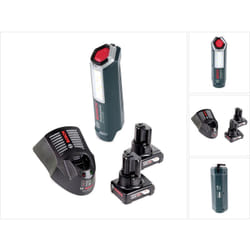 Professional gli 12V-300 Lampe sans fil + 2x Batteries gba 12V 6,0 Ah + Chargeur gal 1230 - Bosch