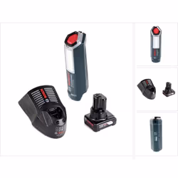 Contenu du paquet: - 1x Bosch Professional GLI 12V-300 Lampe sans fil ( 06014A1000 ) - 1x Batterie Bosch GBA 12V 6,0 Ah - 1x  ...