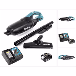 Contenu de la livraison: - Makita DCL 182 B Aspirateur sans fil noir - 1x embout de sol ( 122859-6 ) - 1x embout de joint ( 4 ...