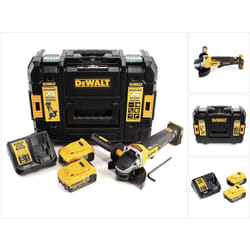 Dewalt - dcg 406 M2 Meuleuse d'angle sans fil 18V 125mm Brushless + 2x batterie 4,0Ah + chargeur + tstak