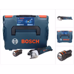 Contenu de la livraison: - 1x Bosch GUS 12V-300 Cisaille universelle sans fil - 1x Bosch GBA 12 V 3,0 Ah batterie ( 1600A00X7 ...