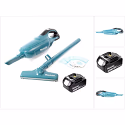 Contenu de la livraison: - 1x Makita DCL 182 aspirateur à batterie - 5x sacs d'aspirateur - 1x Makita BL 1830 B batterie 18 V ...