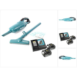 Dcl 182 rf Aspirateur à batterie 18 v + 2x batterie 3,0 Ah + chargeur - Makita