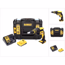Contenu du paquet: - 1x Dewalt DCF 620 Li-Ion 18 Volt Visseuse plaque de plâtre sans fil - 1x Batterie DeWalt DCB 183 18V 2,0 ...