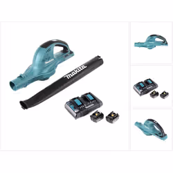 Contenu du paquet: - 1x Makita DUB 361 PM Souffleur sans fil Solo 2x 18 V / 36 V - 2x Batteries Makita BL 1840 B 18 V - 4 Ah  ...