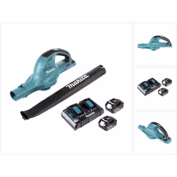 Contenu du paquet: - 1x Makita DUB 361 Souffleur sans fil 2x 18 V / 36 V - 2x Batteries Makita BL 1860 6 Ah / 6000 mAh Li-Ion ...