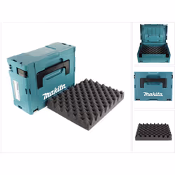 Description générale Le système Makita Makpac 2 est conçu pour offrir un stockage optimal de vos outils et accessoires. Il pe ...