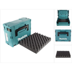 Makita makpac 2 Système de Coffret avec Insert universel pour Perceuse, Cloueuse et Mouleuse sans fil Makita