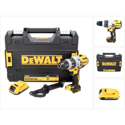 Dcd 996 18 v Brushless Li-Ion Perceuse-visseuse à percussion sans fil avec boîtier tstak + 1x Batterie dcb 184 2,0 Ah - sans chargeur - Dewalt