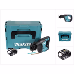 Contenu du paquet: - 1x Makita DJR 188 F1J 18 V Brushless Li-ion Scie récipro sans fil - 1x Coffret Makita MAKPAC - 1x Insert ...