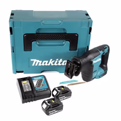 Makita DJR188RFJ Scie récipro sans fil Brushless 18V + 2x Batteries 30Ah + Chargeur + Coffret Makpac
