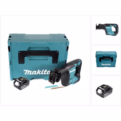 Contenu du paquet : - 1x Makita DJR 188 Z Scie récipro sans fil 18 V Li-ion sans balai, Solo - 1x Coffret MAKPAC 2 Makita - s ...